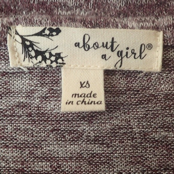 About a Girl Berry Colored Sweater Dress - Picture 10 of 12
